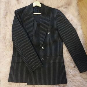Designer's striped blazer